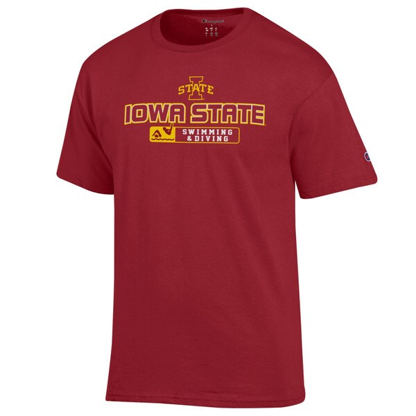 Champion® Iowa State Swimming & Diving Cardinal T-shirt
